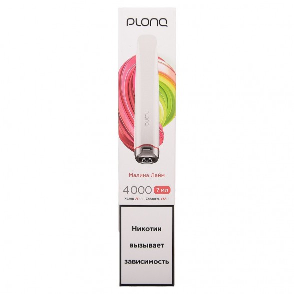PLONQ PLUS PRO - Малина Лайм (4000 затяжек) купить в Кемерове
