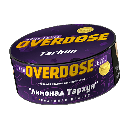 Табак Overdose - Tarhun (Лимонад Тархун, 25 грамм) купить в Кемерове