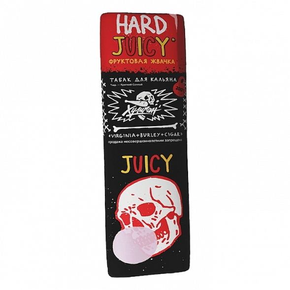 Табак Хулиган Hard - Juicy (Фруктовая Жвачка, 200 грамм) купить в Кемерове