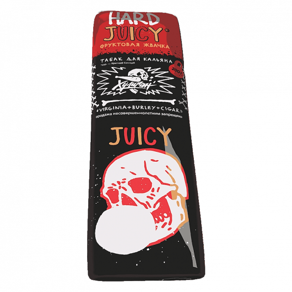 Табак Хулиган Hard - Juicy (Фруктовая Жвачка, 200 грамм) купить в Кемерове