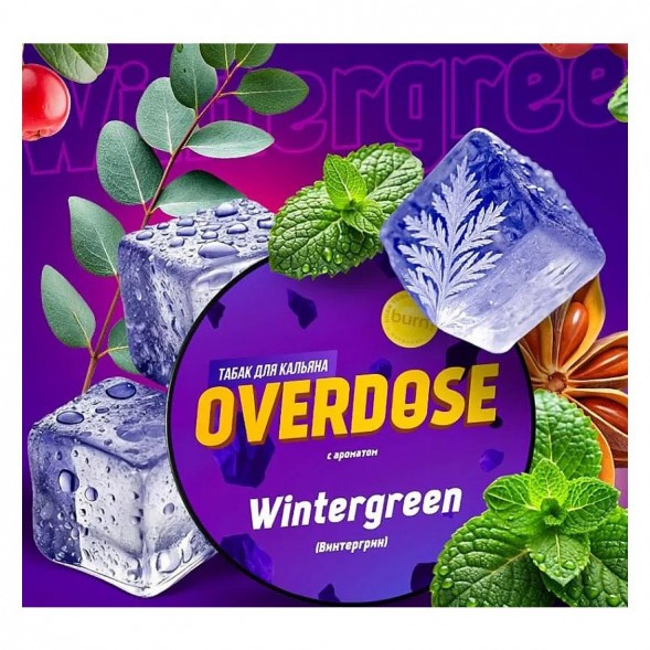 Табак Overdose - Wintergreen (Винтергрин, 100 грамм) купить в Кемерове
