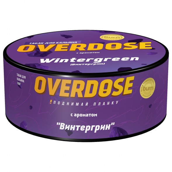 Табак Overdose - Wintergreen (Винтергрин, 100 грамм) купить в Кемерове