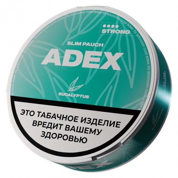 Табак жевательный ADEX STRONG SLIM - Eucalyptus (Эвкалипт) купить в Кемерове