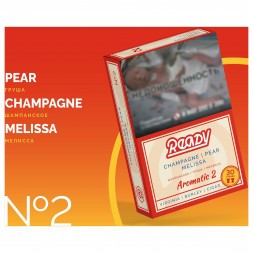 Табак Ready - №2 Champagne Pear Melissa /Pearsecco (Шампанское, Груша, Мелисса, 100 грамм)