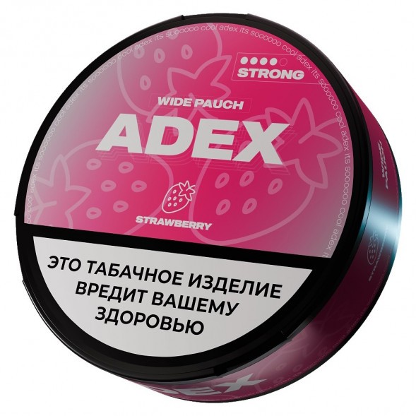 Табак жевательный ADEX STRONG WIDE - Strawberry (Клубника) купить в Кемерове