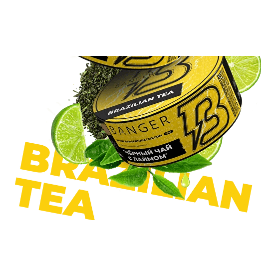 Табак Banger - Brazilian Tea (Чёрный Чай с Лаймом, 100 грамм) купить в Кемерове
