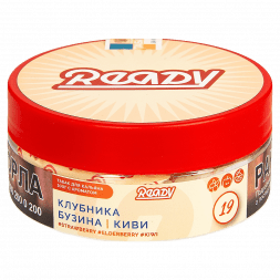 Табак Ready - №19 Kiwinika /Strawberry, Elderberry, Kiwi (Клубника, Киви, Бузина, 100 грамм)
