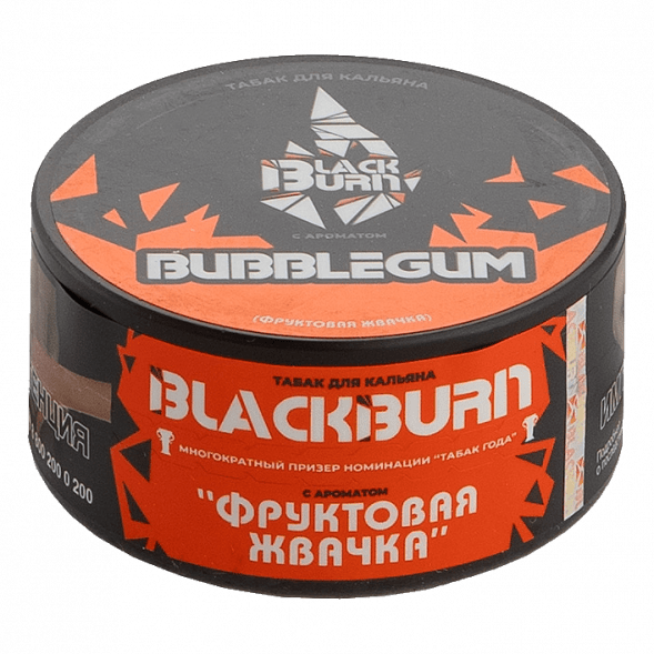 Табак BlackBurn - Bubble Gum (Фруктовая Жвачка, 25 грамм) купить в Кемерове