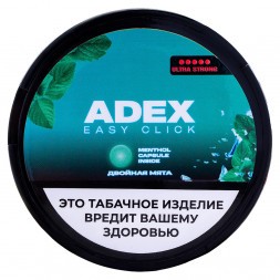Табак жевательный ADEX ULTRA STRONG WIDE Click - Двойная Мята