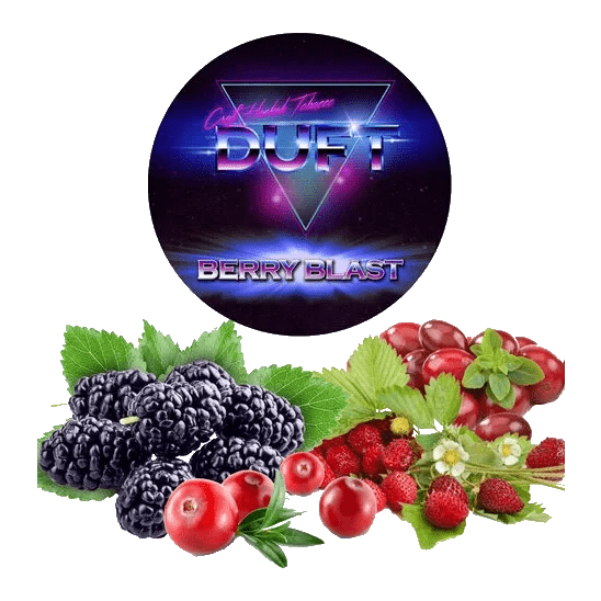 Табак Duft - Berry Blast (Ягодный Взрыв, 80 грамм) купить в Кемерове