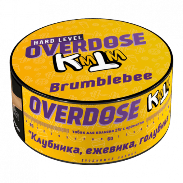 Табак Overdose - Brumblebee (Клубника, Ежевика, Голубика, 25 грамм) купить в Кемерове