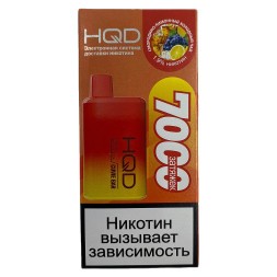 HQD Cuvie BAR - Холодный Чёрный Чай со Смородиной и Лимоном (Currants Lemon Ice Tea, 7000 затяжек)