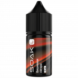 Жидкость SOAK L30 - Cherry Cigar (Вишнёвая Сигара, 30 мл, 2 мг)