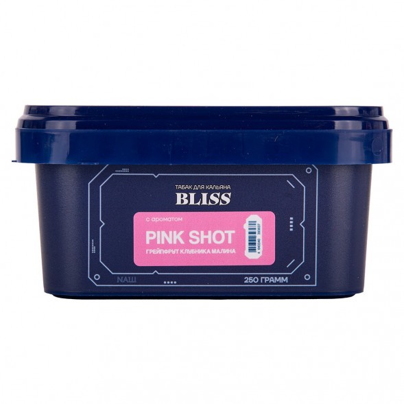 Табак Bliss - Pink Shot (Грейпфрут, Клубника, Малина, 250 грамм) купить в Кемерове