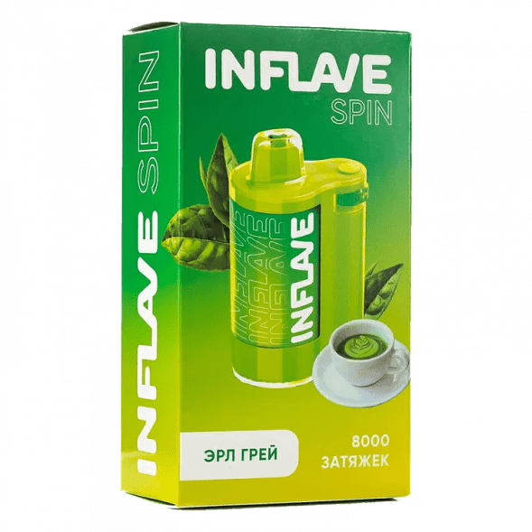 INFLAVE SPIN - Эрл Грей (8000 затяжек) купить в Кемерове