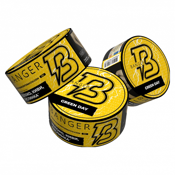 Табак Banger - Green Day (Яблоко, Киви, Кислинка, 25 грамм) купить в Кемерове