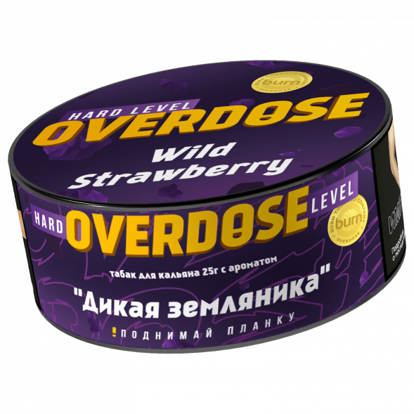 Табак Overdose - Wild Strawberry (Дикая Земляника, 25 грамм) купить в Кемерове