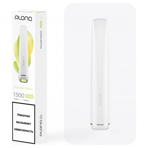 PLONQ PLUS - Кислый Лимон (1500 затяжек) купить в Кемерове