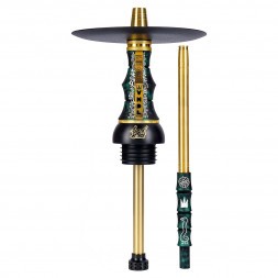 Кальян Alpha Hookah - Beat Vandal Green (Прозрачная Колба)