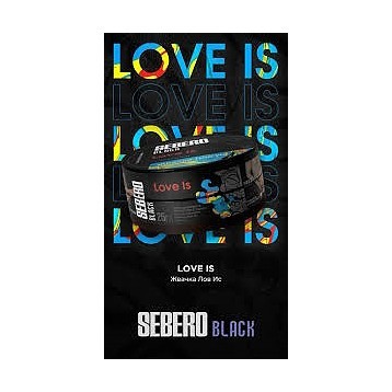 Табак Sebero Black - Love Is (Жвачка Лов Ис, 25 грамм) купить в Кемерове