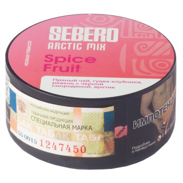 Табак Sebero Arctic Mix - Spice Fruit (Спайс Фрут, 25 грамм) купить в Кемерове