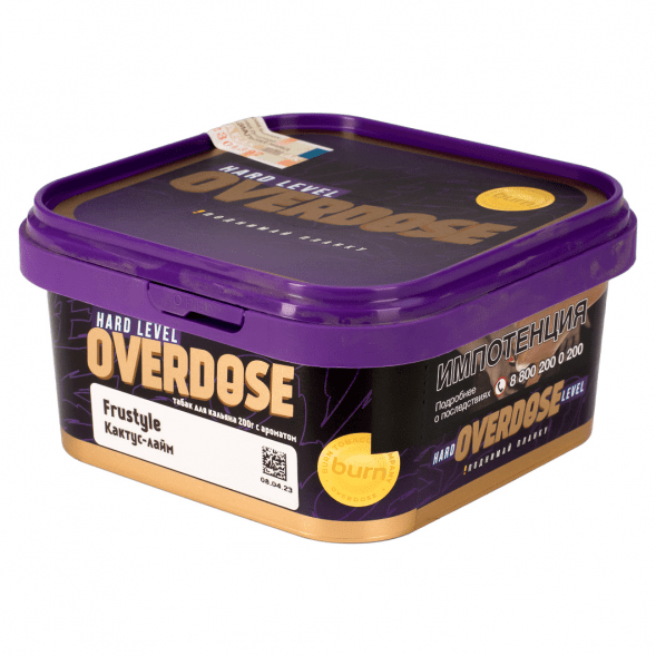 Табак Overdose - Frustyle (Кактус-Лайм, 200 грамм) купить в Кемерове