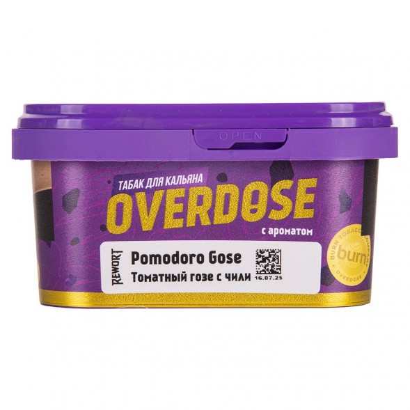 Табак Overdose - Pomodoro Gose (Томатный Гозе с Чили, 200 грамм) купить в Кемерове