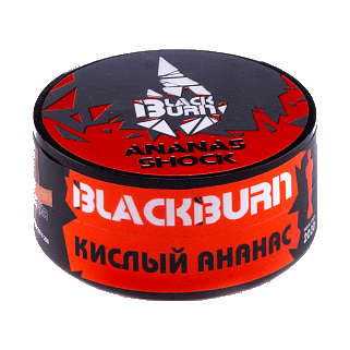 Табак BlackBurn - Ananas Shock (Кислый Ананас, 25 грамм) купить в Кемерове