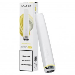 PLONQ PLUS PRO - Банан Кокос (Banana Coconut, 4000 затяжек)