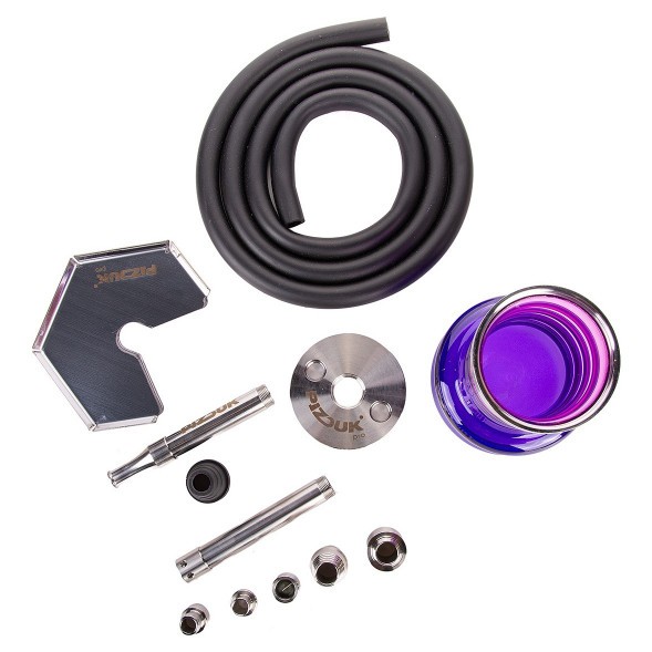 Кальян Pizduk PRO - Black-Bag (Фиолетово-Розовая Колба) купить в Кемерове