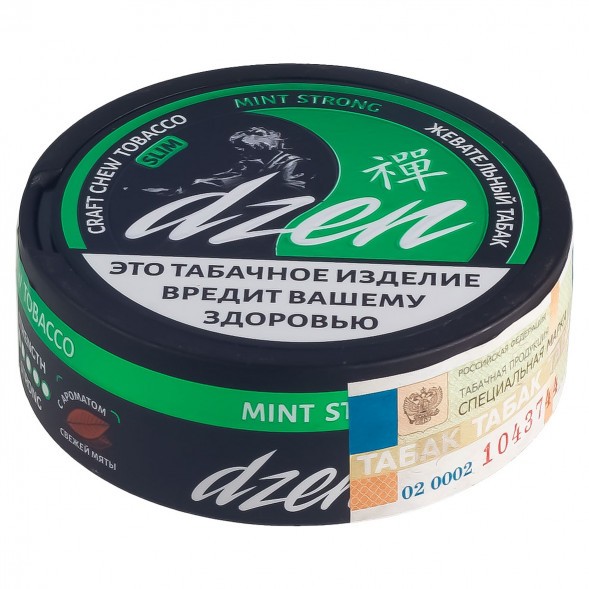 Табак жевательный DZEN Strong - Mint Slim (Мята) купить в Кемерове