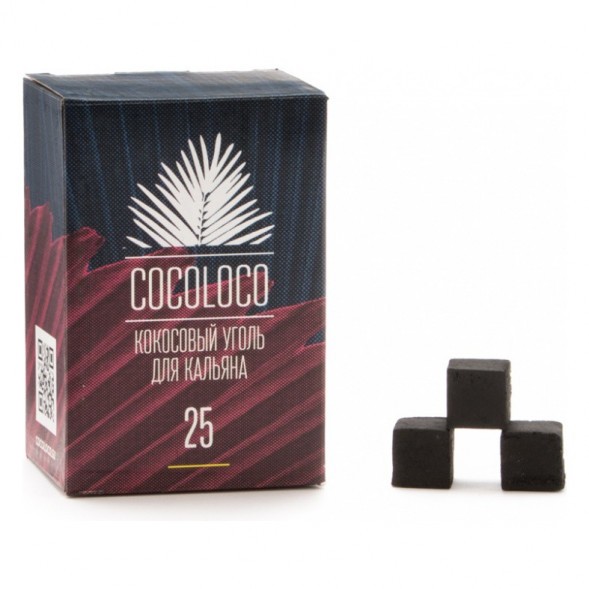 Уголь CocoLoco (25 мм, 72 кубика) купить в Кемерове
