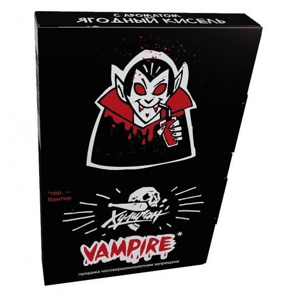 Табак Хулиган - Vampire (Ягодный Кисель, 25 грамм) купить в Кемерове